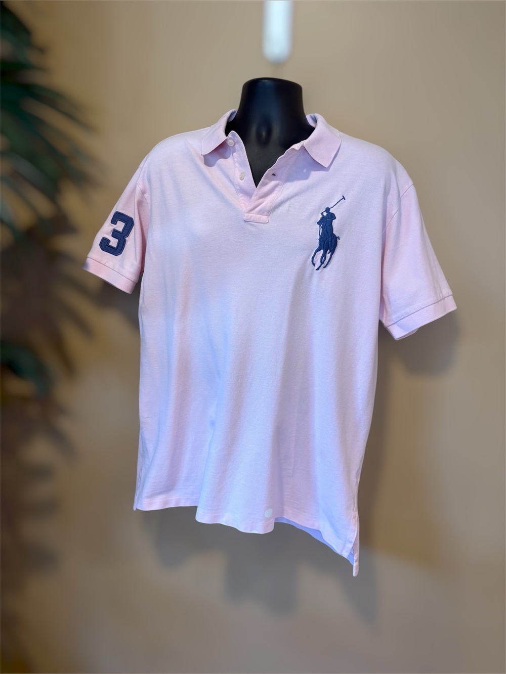 Ralph Lauren Big Pony Men’s XL Pink Polo Shirt